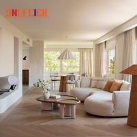 Mobilier moderne sur mesure pour villa Solution unique personnalisée pour l'ameublement de toute la maison, y compris la cuisine, la chambre et le salon