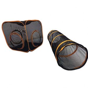 Enclos pour animaux de compagnie en gros, certifié BSCI, tente de jeu pop-up pour chat, enclos extérieur pour chat en tissu Oxford maillé - Product Image 6