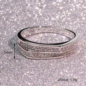 Anello a Doppio Strato con Design Creativo per Donne - Product Image 4
