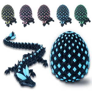 Set di Uova di Drago Luminose Stampate in 3D - Regalo per Laurea e Pasqua per Famiglia e Amici - Product Image 1