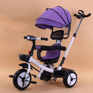 Venta al por mayor común Material <span class=keywords><strong>de</strong></span> lino <span class=keywords><strong>de</strong></span> <span class=keywords><strong>sol</strong></span> triciclo, bebé triciclo cochecito, con luz y música - Product Image 6