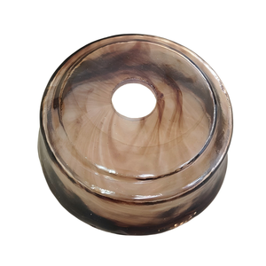<span class=keywords><strong>Abat</strong></span>-<span class=keywords><strong>jour</strong></span> en verre rond de forme sphérique de couleur brun fumé soufflé à la main, couverture d'éclairage en verre, <span class=keywords><strong>abat</strong></span>-<span class=keywords><strong>jour</strong></span> en verre - Product Image 2