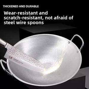 <span class=keywords><strong>Wok</strong></span> en aluminium pour cuisinière à gaz 1.0cm <span class=keywords><strong>Wok</strong></span> épais 55cm - Product Image 3