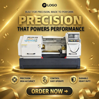 Machine à tourner CNC horizontale chinoise avec système de commande GSK, machine à tourner CNC CK6136 pour le métal