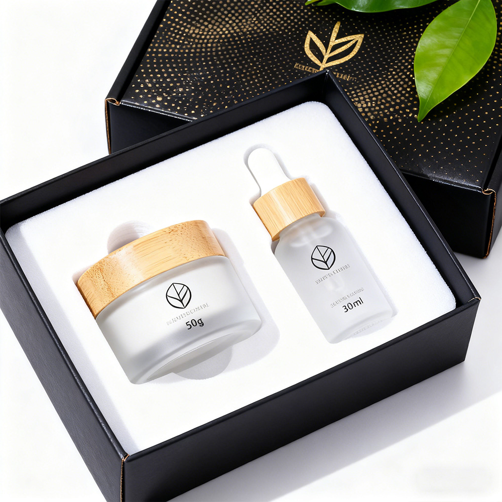 premium cream bottle jar