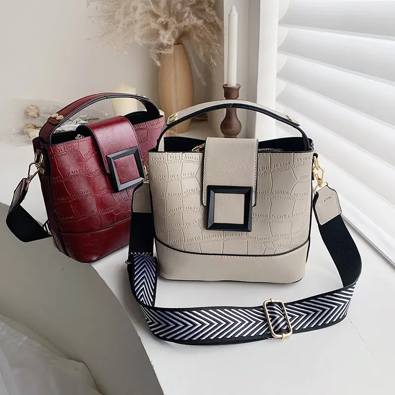 JIANUO kadın kova çanta tasarımcı çantaları ünlü markalar crossbody çanta kız