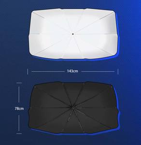 Parasoles de coche con bloqueo UV plegables personalizados, <span class=keywords><strong>Protector</strong></span> <span class=keywords><strong>solar</strong></span> para parabrisas delantero para niños y camiones, regalos de negocios promocionales - Product Image 4