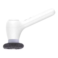 Échantillon gratuit d'épurateur électrique d'épurateur de cuisine à usage domestique d'épurateur de rotation sans fil brosse de nettoyage automatique à usages multiples éponge en plastique