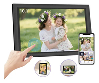 Écran LCD de 10,1 pouces de grande taille avec rétroéclairage, lecture de musique intelligente, haut-parleur intégré, haute définition, montage mural, WiFi, MP3, écran tactile numérique