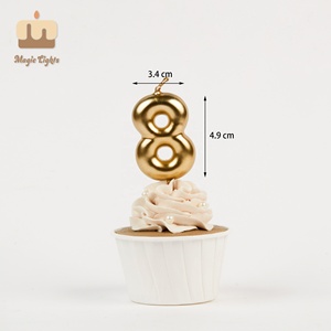 เทียนวัน<span class=keywords><strong>เกิด</strong></span>รูปตัว<span class=keywords><strong>เลข</strong></span>แบบกำหนดเองสำหรับขายส่ง เทียนเค้กเลข 0-9 สำหรับงานวัน<span class=keywords><strong>เกิด</strong></span>และงานปาร์ตี้ - Product Image 4