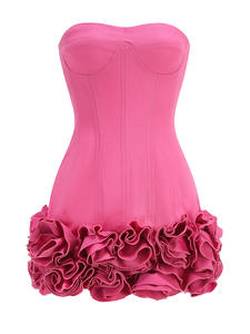 เดรสรัดรูปลายดอกไม้สำหรับสตรีสไตล์ยุโรปและอเมริกาใหม่ - Product Image 2