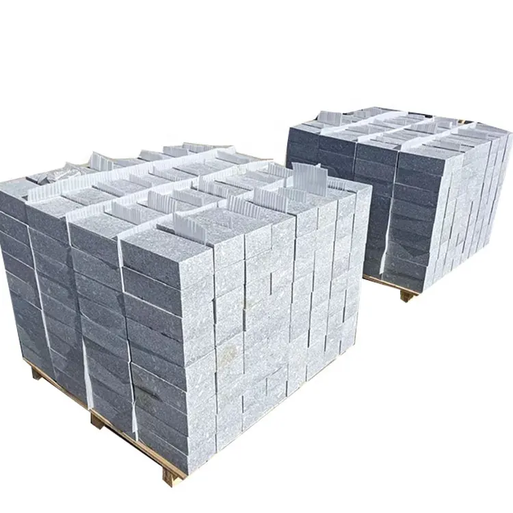 Cubetti di granito grigio G375 a buon mercato realizzati in cina ciottoli per lastricati all'aperto vialetto d'accesso