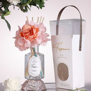 Diffuseur de parfum Beeman Luxury Home Decor, fleurs séchées, aromathérapie sans flamme, diffuseur à roseaux en verre, sans BPA, sans alcool, grandes pièces - Product Image 1