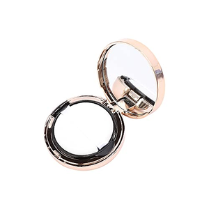 Pressed <b>Compact</b> <b>Powder</b> Case With Puff Inner Empty Makeup Plastic Packaging Foundation Container With Mirror - Product Image 1