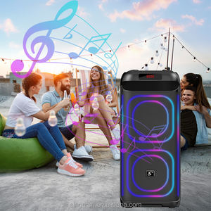 Enceinte audio portable CQS-S6612 avec éclairage RGB <span class=keywords><strong>pour</strong></span> home cinéma et fêtes en extérieur - Product Image 5