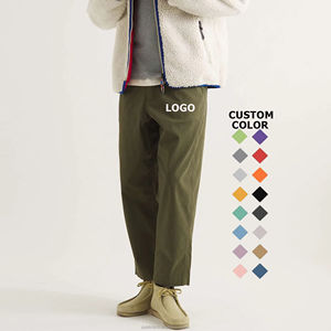 Wholesale <b>Green</b> High Quality Customized Logo Cotton Lightweight Outdoor <b>men's</b> pants <b>trousers</b> slim fit Pants <b>for</b> <b>Men</b> - Product Image 1