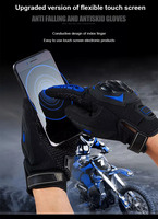 Gants de moto à coque dure Gants de course pour équitation de sport de plein air Guantes Moto Ffr Unisexe