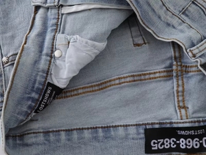 2025 New Style Top Quality Designer Brand <strong>Printing</strong> Denim <strong>Jeans</strong> Street Wear Straight Wide Legs LOSTSHDWS For <strong>Men</strong> - Product Image 5