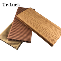 Plancher de terrasse extérieur en WPC massif Linyi, revêtement composite bois-plastique, imperméable, antidérapant, pour jardin