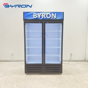 Enfriador de Bebidas Vertical de Una Puerta Byron, Enfriamiento Directo, Refrigerador Comercial para Exhibición de Bebidas en Supermercados y Mostradores de Venta Minorista LC Ret - Product Image 4