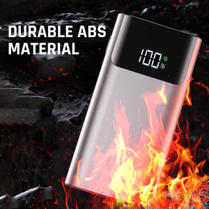 Arrancador de batería de coche ABS portátil multifuncional, luz LED de emergencia, pantalla Digital de 8000mAh, arrancador de batería de coche - Product Image 1