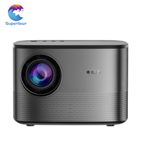 Projecteur de cinéma maison intelligent Superlieur F18 3D Beam 1080P HD Wifi avec 430 ANSI LED LCD 2G RAM Android Compatibilité Android