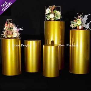 Soportes para Pastel de Metal Dorado Sinoperfect, para Decoración de Mesa de Pastel, Suministros para Fiestas, Exhibición de Postres - Product Image 5