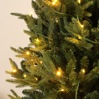 Arbre de Noël PE personnalisable haut de gamme de 1.2m à 3m avec décorations de lumières LED Décoration de Noël écologique traitée en usine