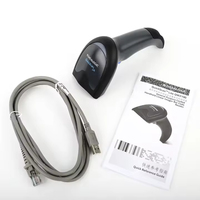 Lecteur de codes-barres 2D linéaire filaire USB Datalogic QuickScan Lite QW2120 noir pour supermarchés et commerces de détail