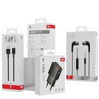 Câble de données pour téléphone portable sur mesure, emballage en boîte pliante, matériau en carton, impression offset personnalisable