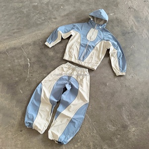 Custom Design Soft Shell Nylon Tracksuit <b>for</b> <b>Men</b> High Quality Windbreaker <b>Jackets</b> and Nylon <b>Track</b> Pants Jogger Windbreaker Set - Product Image 2
