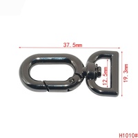 Penjualan terlaris ramah lingkungan kecil pemicu Snap Hook tas aksesori bagasi Lanyard Snap Hook logam Putar Snap Hook untuk tas dompet
