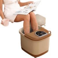 Baignoire pliante portable pour les pieds à usage domestique avec télécommande, fonction musicale pour trempage et massage des pieds