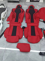 Housses de siège de voiture en cuir de luxe, ensemble complet, accessoires intérieurs de protection, ajustement universel pour BMW