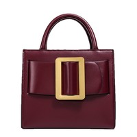Tas Selempang Bahu Gaya Korea Terbaru 2026, Modis, Elegan, Serbaguna, Sederhana, dengan Sabuk Fashion, Gesper Aluminium PU, Bentuk Kotak Kecil