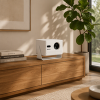 Mini projecteur LCD HY320Max 1080P, 400 lumens ANSI, mise au point automatique, correction automatique de la distorsion trapézoïdale, haut-parleurs intégrés, BT5.4, WiFi6, prise en charge 8K, home cinéma