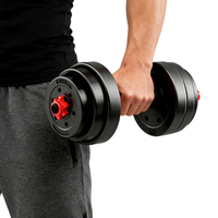 Ensemble d'haltères réglables en acier pour exercices des bras, design octogonal pliable, très vendu