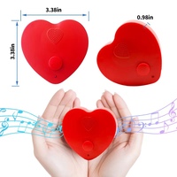 Enregistreur vocal en forme de cœur pour peluches, module sonore DIY pour animaux en peluche, enregistrement simple, cadeau créatif