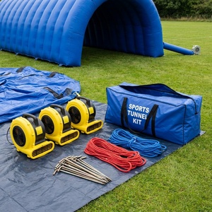 Entrée de tunnel gonflable géante en tissu Oxford pour événements sportifs, performance de tunnel gonflable - Product Image 6