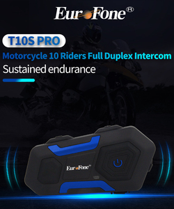 Auriculares BT para motocicleta, <span class=keywords><strong>intercomunicador</strong></span> con hasta 2500 metros, resistente al agua, 67 FM, para casco de esquí, 10 grupos - Product Image 2
