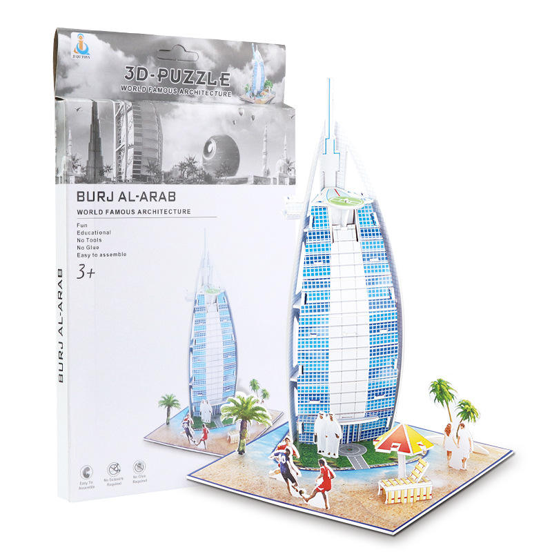 [Petite taille] Puzzle 3D du Burj Al Arab à Dubaï