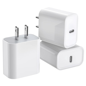 20W Type C Power <b>Adapter</b> For iPhone Charger Cable EU US <b>UK</b> Plug 20W USB C chargeur iphone cargador iphone For 17 16 15 14 - Product Image 1