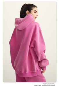 Sudadera con Capucha Unisex con Botones, Personalizada al por Mayor, 400g, Talla Grande, con Logotipo Bordado, Sudadera con Capucha de Alta Calidad con Relieve 3D - Product Image 5