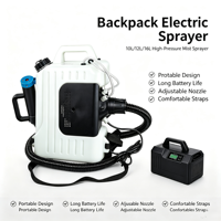 Pulvérisateur à dos motorisé ULV 10L/12L/16L pour l'industrie porcine, le jardinage et la désinfection par nébulisation à froid