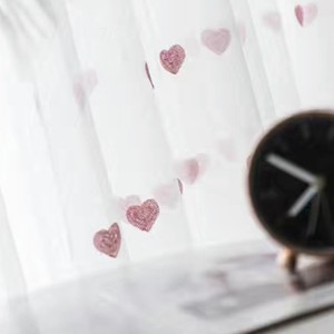 Bellissimo pizzo ricamato <span class=keywords><strong>tende</strong></span> trasparenti per il soggiorno, principessa rosa delle ragazze camera finestra <span class=keywords><strong>tende</strong></span> balcone - Product Image 5