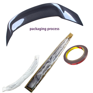 สปอยเลอร์หลังคาร์บอนไฟเบอร์ทรง R สำหรับ W117 C117 ปี 2013-2019 - Product Image 6