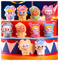 Vente en gros de figurines d'animaux de cirque miniatures Kawaii, jeu de perles mystère surprise, sac de perles, jouet pour enfants, cadeau d'anniversaire pour enfants