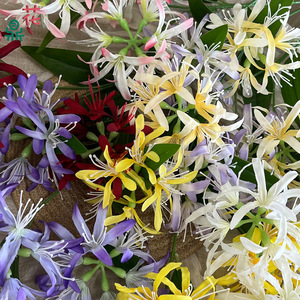 Flores Artificiales de Lirio Araña, Flor de Seda, Decoración para Bodas y Hogar, Impermeables, Estilo Romántico y de Ensueño - Product Image 4