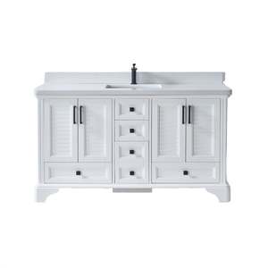 Mueble de Baño Independiente con Lavabo, Mueble de Baño Rectangular - Product Image 4