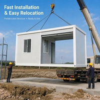 Conteneur temporaire personnalisable, salle de sécurité, salle de contrôle d'accès, maison en conteneur d'acier, maison préfabriquée mobile